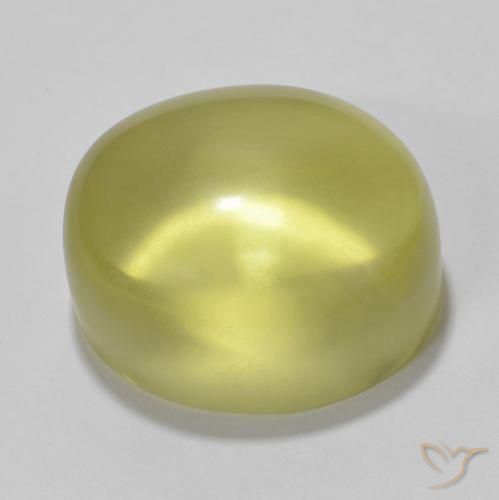 Quartzo Limão amarelo Natural 25.27ct, oval, Transparente