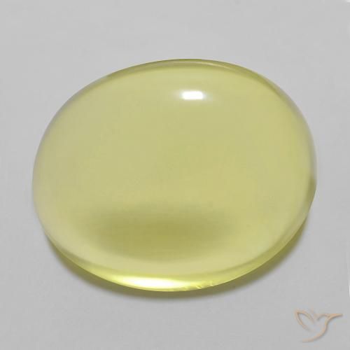 Quartzo Luz amarela Natural 14.27ct, oval, Transparente