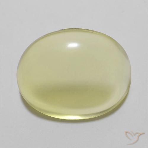 11.12ct Natural Amarelo Abacaxi Claro Quartzo, oval, Transparente