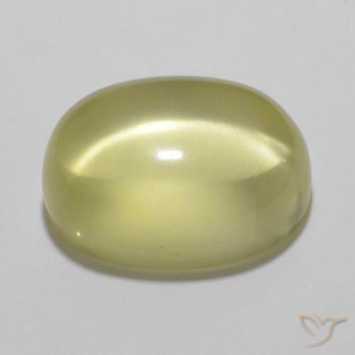 Quartzo Amarelo Abacaxi Claro Natural 11.12ct, oval, Transparente