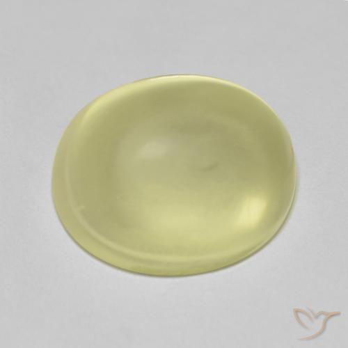 Quartzo Luz amarela Natural 8.68ct, oval, Transparente