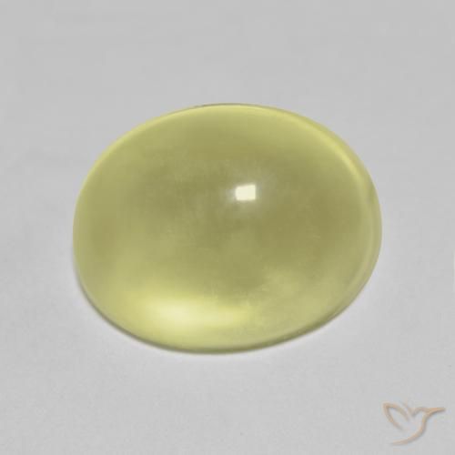 Quartzo amarelo médio Natural 10.98ct, oval, Transparente