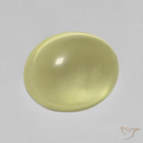 Quartzo Luz amarela Natural 5.70ct, oval, Transparente