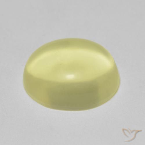 Quartzo Luz amarela Natural 5.70ct, oval, Transparente
