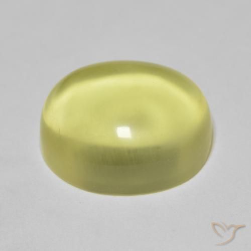 Quartzo amarelo médio Natural 11.17ct, oval, Transparente