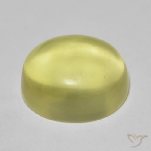 Quartzo Limão amarelo Natural 13.87ct, oval, Transparente