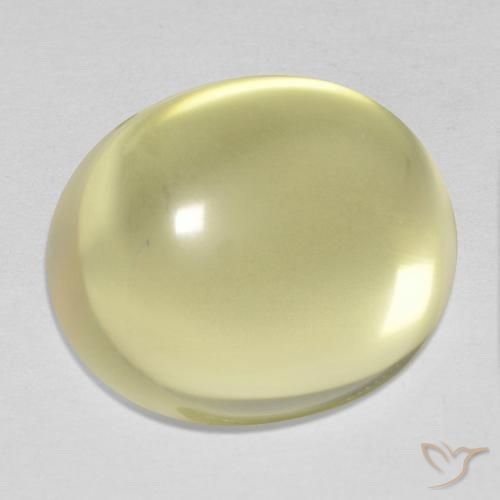 Quartzo Luz amarela Natural 14.25ct, oval, Transparente