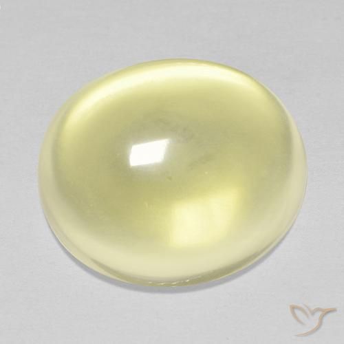 14.36ct Natural Luz amarela Quartzo, oval, Transparente