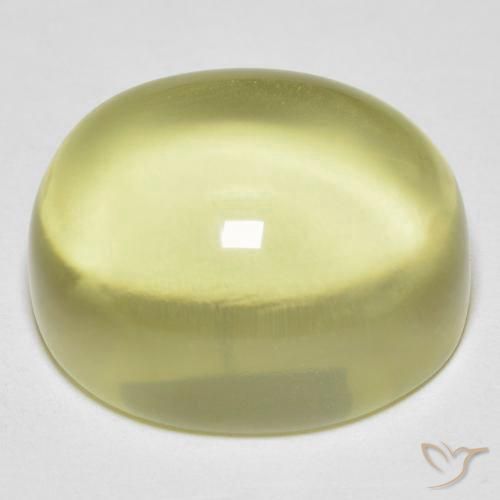 Quartzo Lagoa Amarela Natural 24.51ct, oval, Transparente