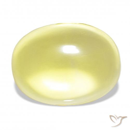 20.89ct Luz amarela Quartzo, oval, Transparente