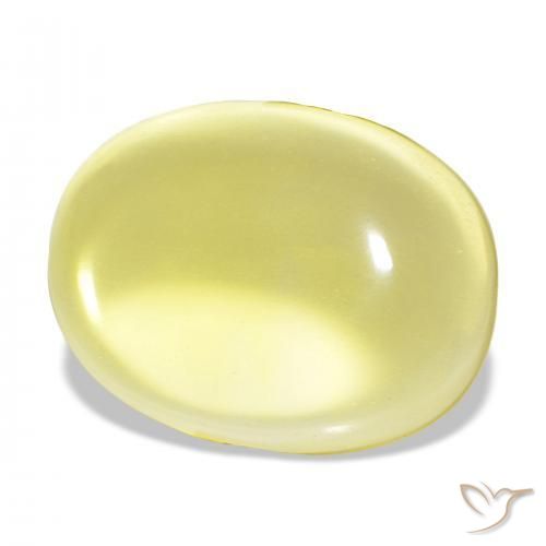 Quartzo Luz amarela Natural 20.89ct, oval, Transparente
