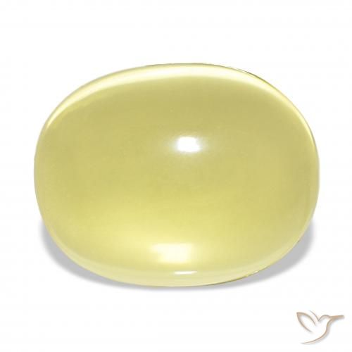 29.37ct Luz amarela Quartzo, oval, Transparente