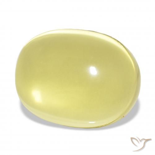 Quartzo Luz amarela Natural 29.37ct, oval, Transparente
