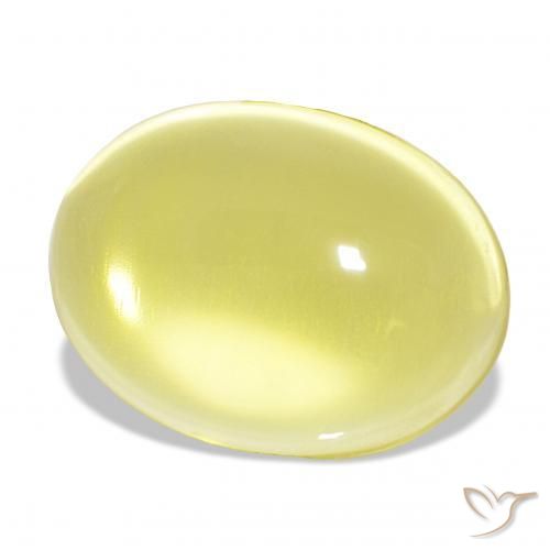 Quartzo Luz amarela Natural 25.93ct, oval, Transparente