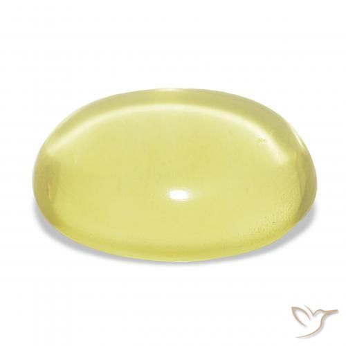 Quartzo Luz amarela Natural 25.93ct, oval, Transparente