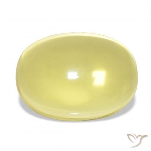27.70ct Luz amarela Quartzo, oval, Transparente