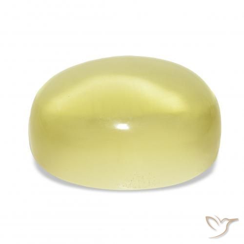 Quartzo Luz amarela Natural 27.70ct, oval, Transparente