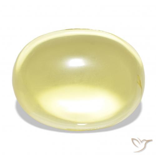 63.83ct Luz amarela Quartzo, oval, Transparente