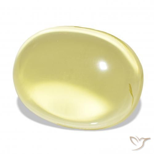 Quartzo Luz amarela Natural 63.83ct, oval, Transparente