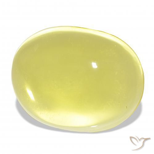 Quartzo Luz amarela Natural 54.69ct, oval, Transparente