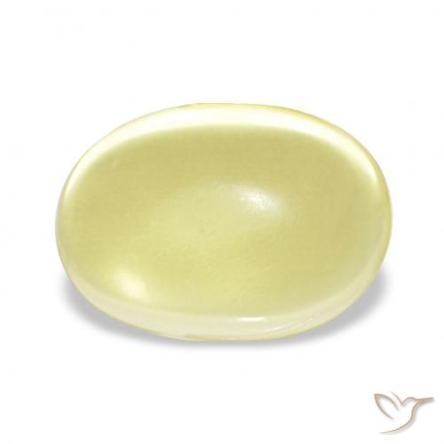 3.29ct Luz amarela Quartzo, oval, Transparente