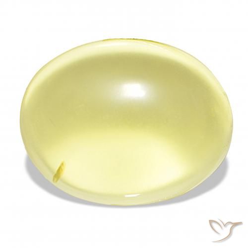 43.30ct Luz amarela Quartzo, oval, Transparente