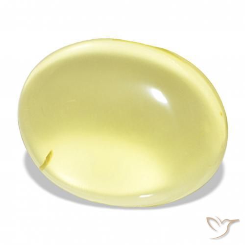 Quartzo Luz amarela Natural 43.30ct, oval, Transparente