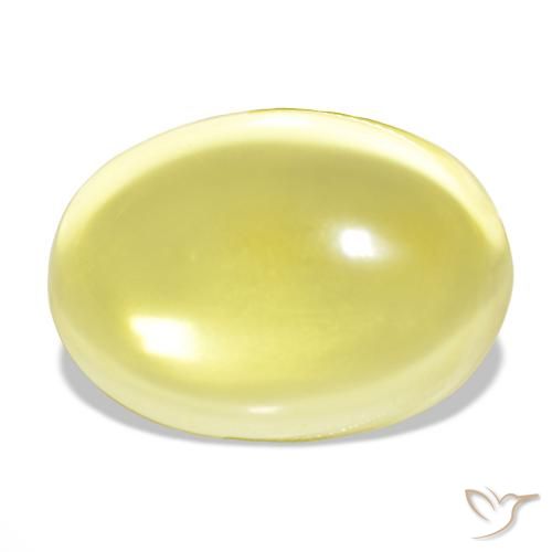51.98ct Luz amarela Quartzo, oval, Transparente