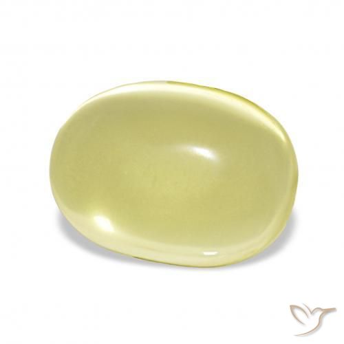 Quartzo Luz amarela Natural 9.42ct, oval, Transparente