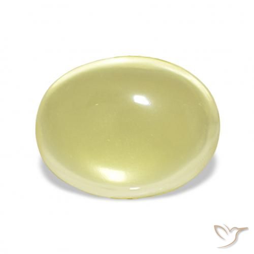 9.74ct Luz amarela Quartzo, oval, Transparente