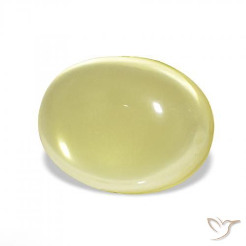 Quartzo Luz amarela Natural 9.74ct, oval, Transparente