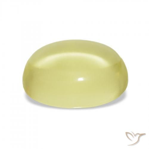 Quartzo Luz amarela Natural 9.74ct, oval, Transparente