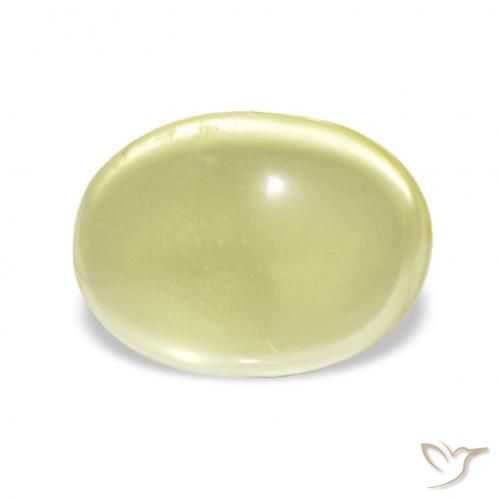 3.85ct Luz amarela Quartzo, oval, Transparente