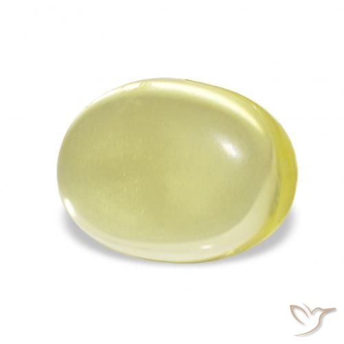 Quartzo Luz amarela Natural 3.85ct, oval, Transparente