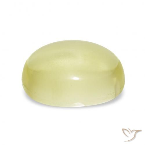 Quartzo Luz amarela Natural 3.85ct, oval, Transparente