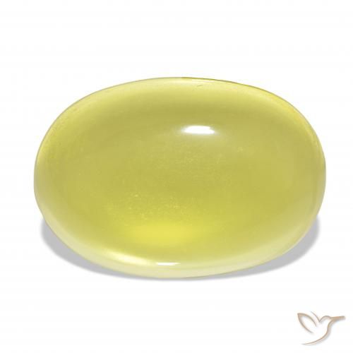 58.77ct Luz amarela Quartzo, oval, Transparente