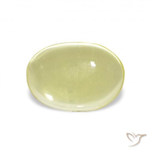 2.86ct Luz amarela Quartzo, oval, Transparente