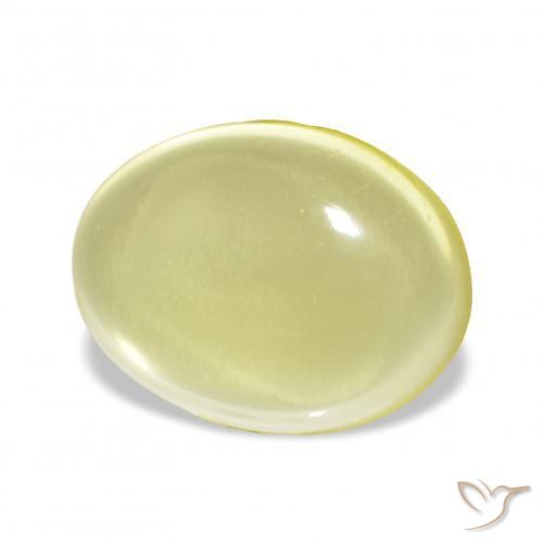 Quartzo Luz amarela Natural 6.50ct, oval, Transparente