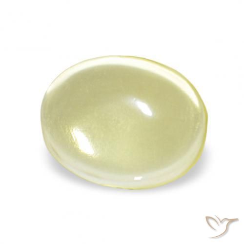 Quartzo Luz amarela Natural 4.10ct, oval, Transparente