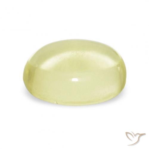 Quartzo Luz amarela Natural 4.10ct, oval, Transparente
