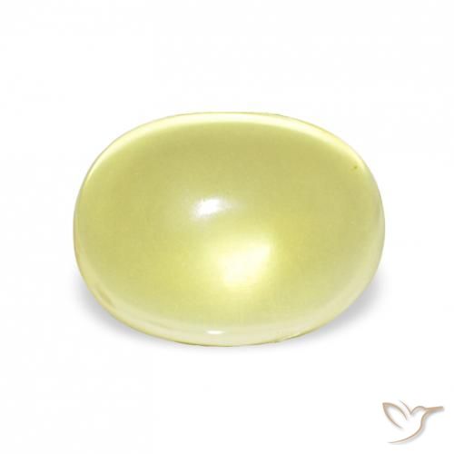 9.43ct Luz amarela Quartzo, oval, Transparente