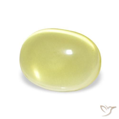 Quartzo Luz amarela Natural 9.43ct, oval, Transparente