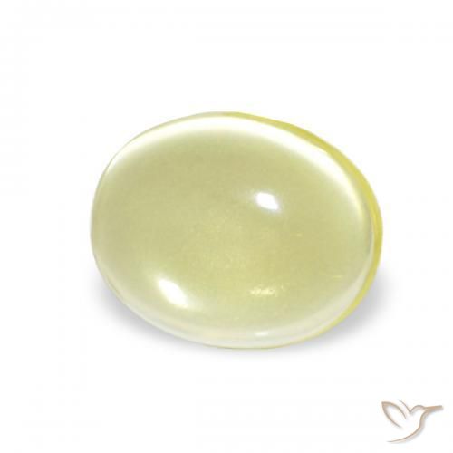Quartzo Luz amarela Natural 3.54ct, oval, Transparente