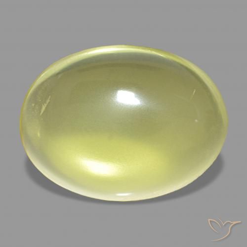 Quartzo Luz amarela Natural 9.70ct, oval, Transparente