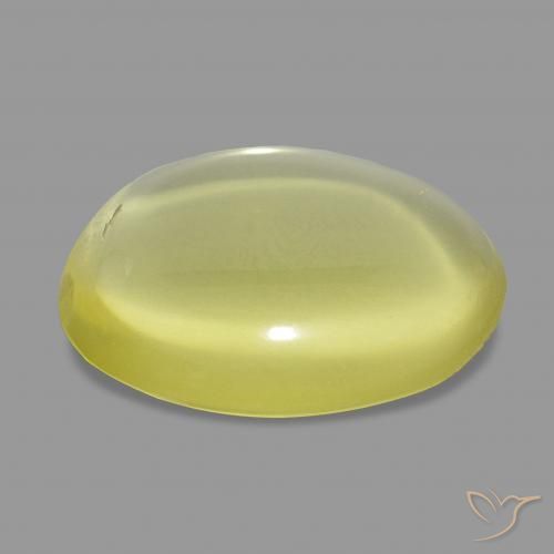 Quartzo Luz amarela Natural 9.70ct, oval, Transparente