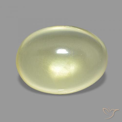 Quartzo Luz amarela Natural 6.52ct, oval, Transparente