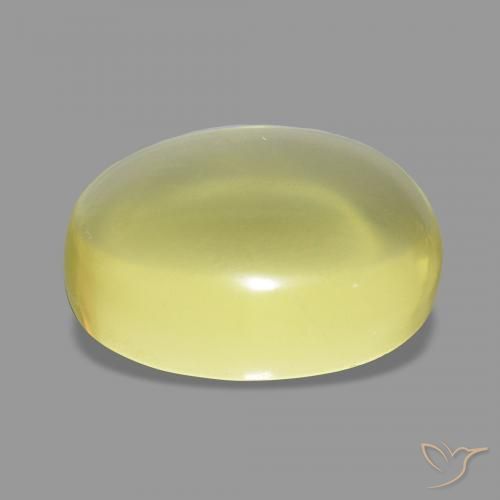 Quartzo Luz amarela Natural 12.70ct, oval, Transparente