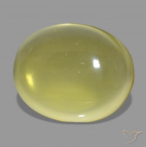 Quartzo amarelo médio Natural 57.61ct, oval, Transparente