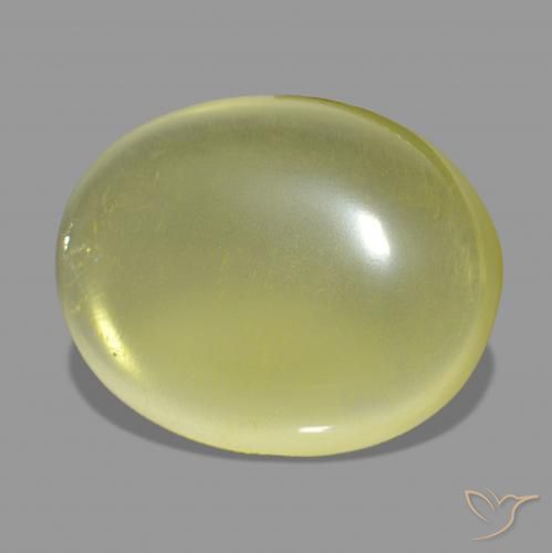 Quartzo Amarelo Abacaxi Natural 35.67ct, oval, Transparente