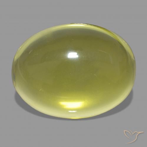 Quartzo amarelo médio Natural 50.35ct, oval, Transparente